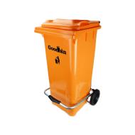 سطل زباله پدال دار 100 لیتری هوم کت 6171 نارنجی